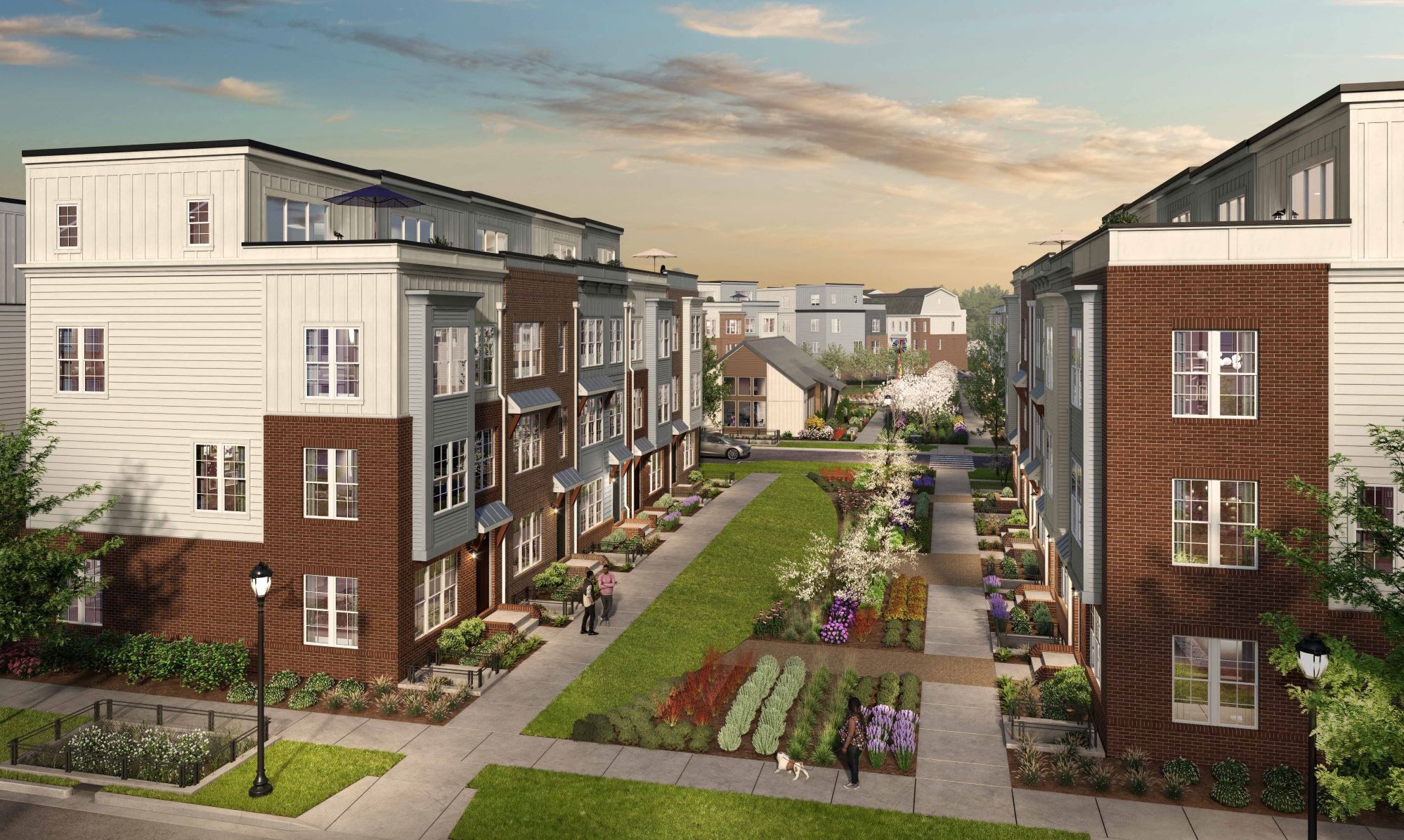 The Clarke with Elevator Farmstead District EYA Homes